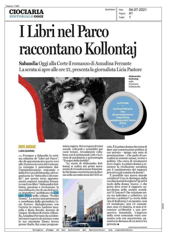 Ciociaria Editoriale Oggi 4 luglio 2021