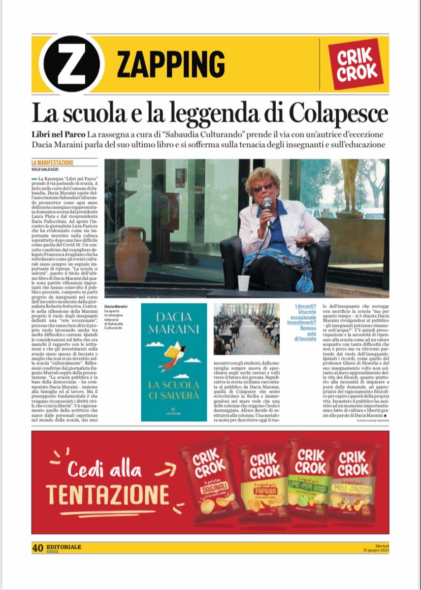 Latina Editoriale Oggi 15 giugno 2021