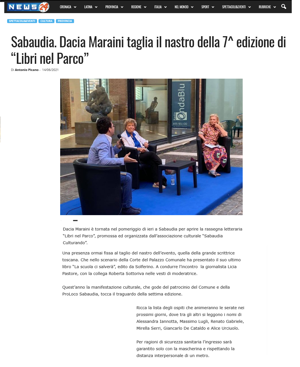 news24 14 Giugno 2021